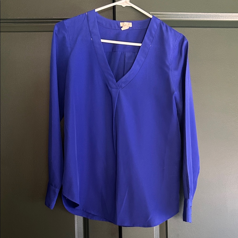 J. Crew Blue Blouse